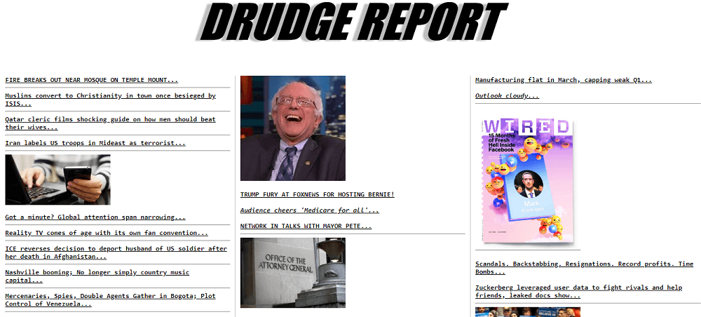 what is the drudge report