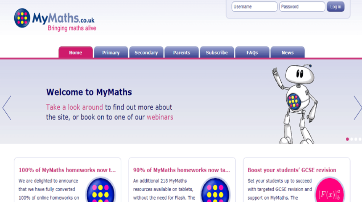 maths homework platform