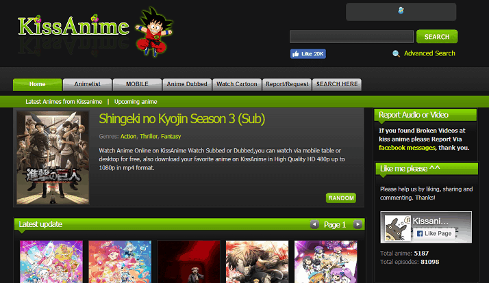 Anime Websites Like Kissanime