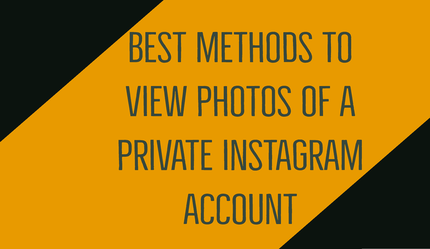 Without instagram private how to view following photos How to
