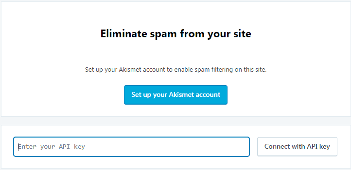 akismet anti spam settings