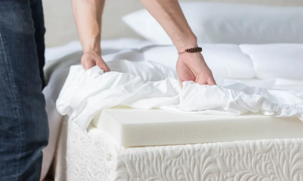 Add padding to uncomfortable parts of the mattress