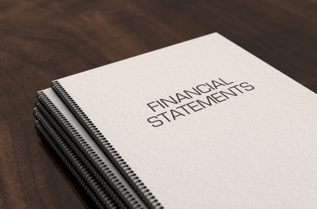 Notice to Reader financial statements 1
