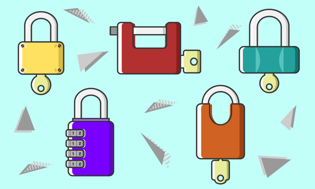 Types of padlocks