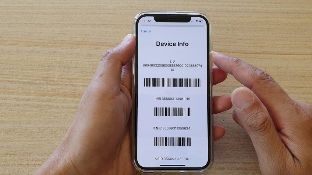 Finding IMEI number on Iphone